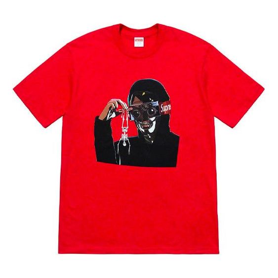 Tričko Supreme Creeper Graphic Short Sleeve T-Shirt Červená | SUP-SS19-020, 0
