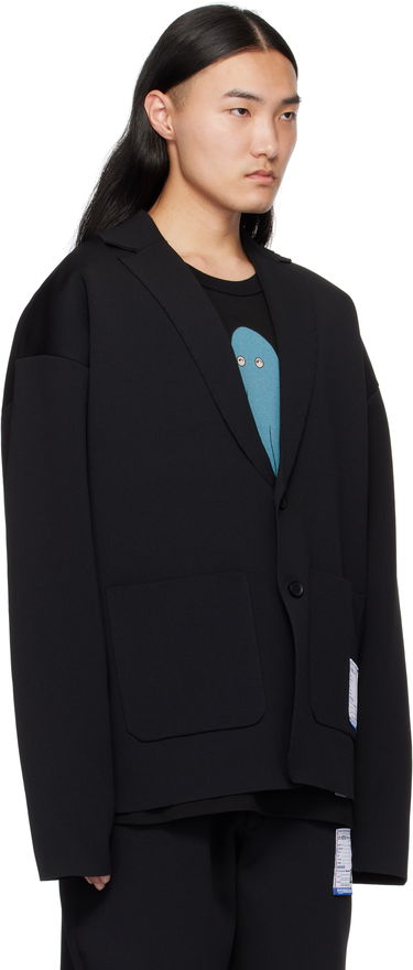 Sveter Maison MIHARA YASUHIRO MIHARA YASUHIRO Milan Rib Blazer Čierna | I13JK024, 1