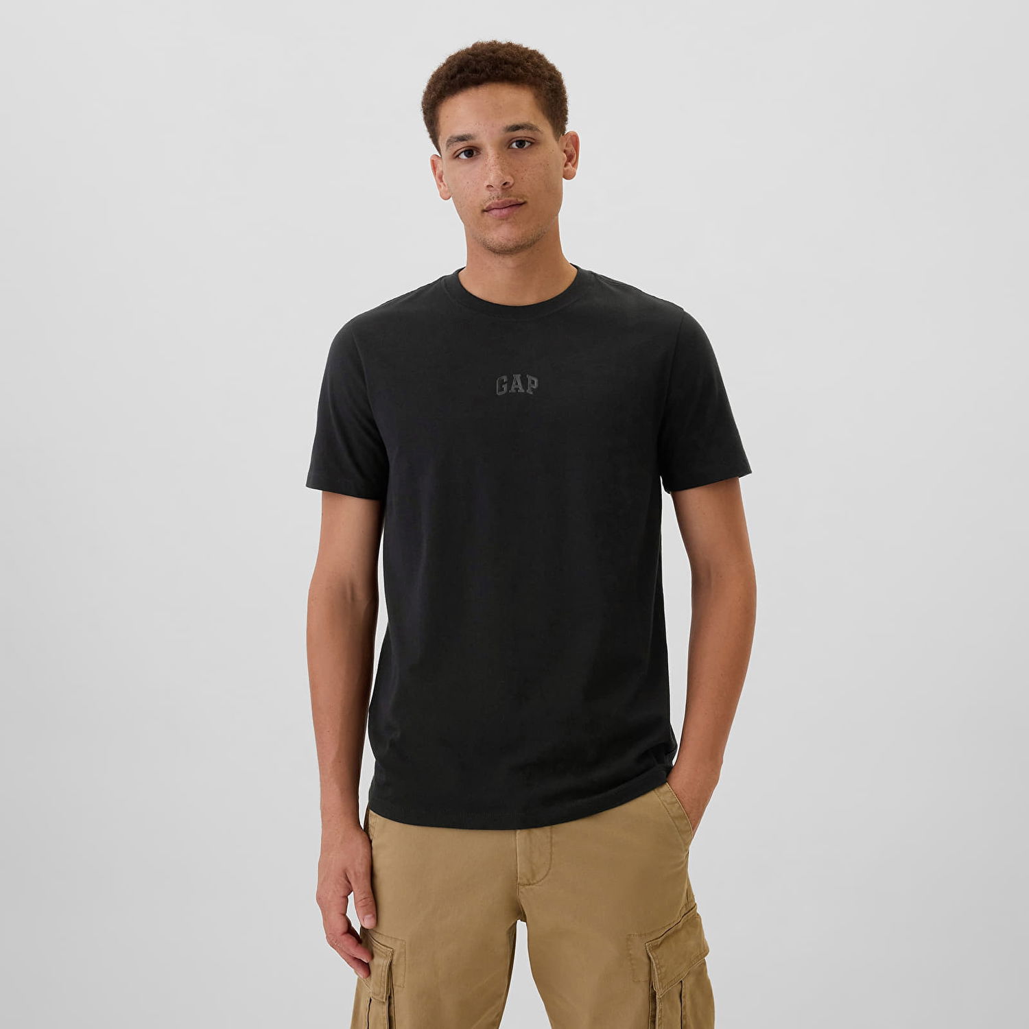 Tričko GAP T-shirt Mini Logo Tee Black L Čierna | 542248-03, 0