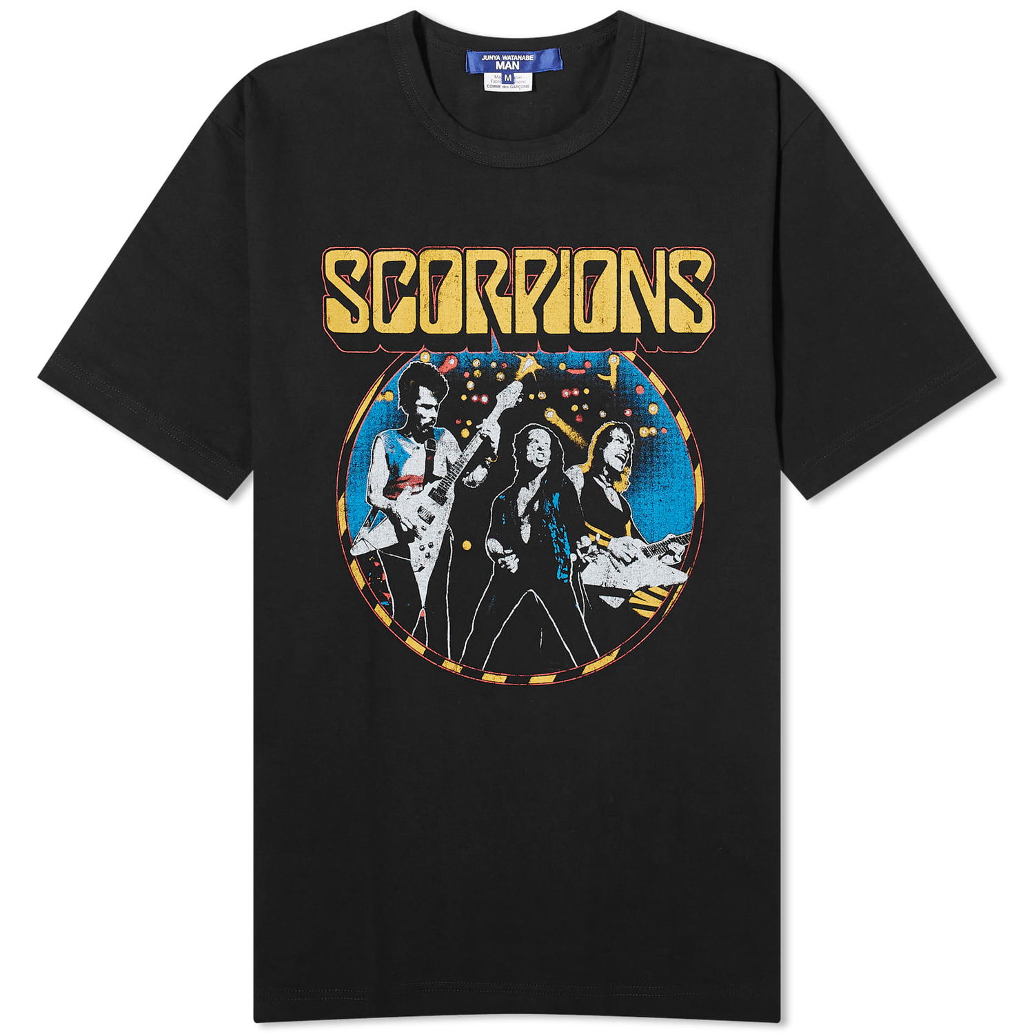 Tričko Junya Watanabe Junya Watanabe MAN Scorpions Print T-Shirt Čierna | WM-T018-051-1, 1