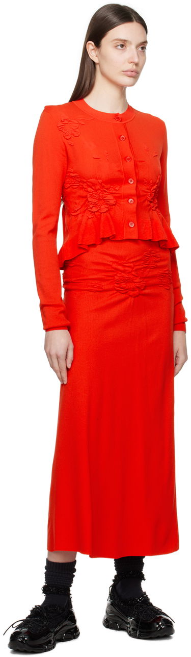 Sukňa Cecilie Bahnsen Cecilie Bahnsen Villa Midi Skirt Červená | 1.24KNI56004 VILLA SKIRT, 3
