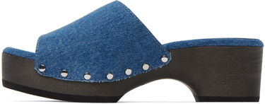 Oblečenie rag & bone rag & bone Mara Denim Clogs Modrá | WFF23PF015SA15, 2