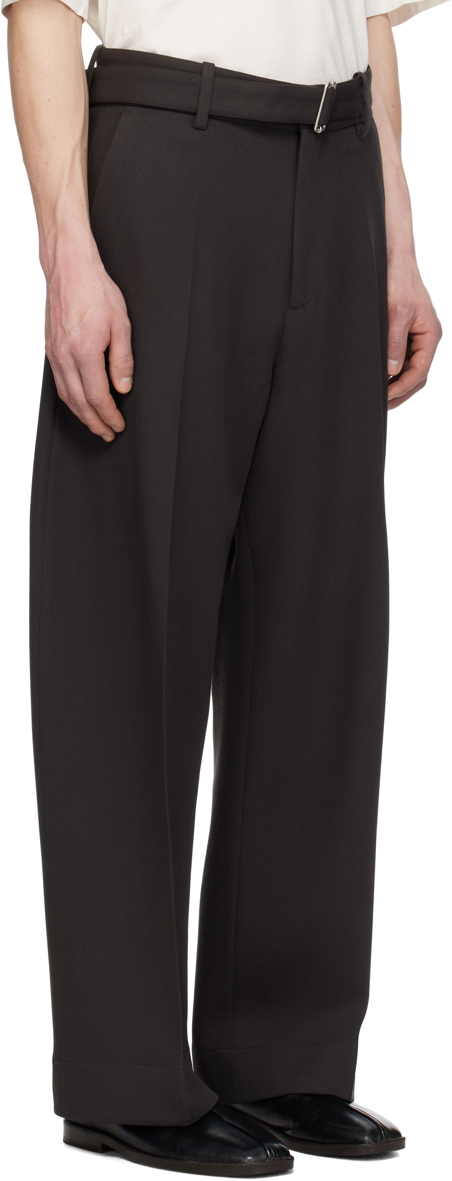 Nohavice Studio Nicholson Studio Nicholson Vital Trousers Čierna | VITAL SNM - 1279, 1