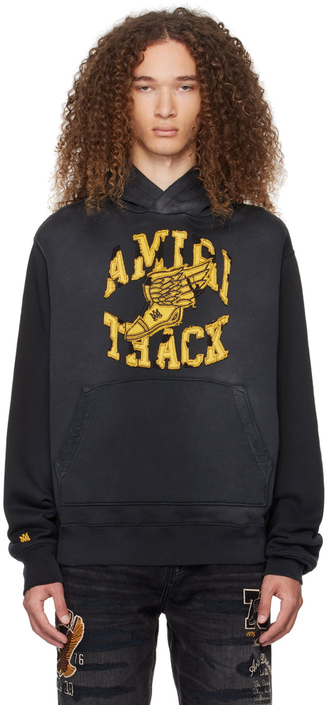 Mikina AMIRI 'Track' Hoodie Čierna | AMJYHD1003