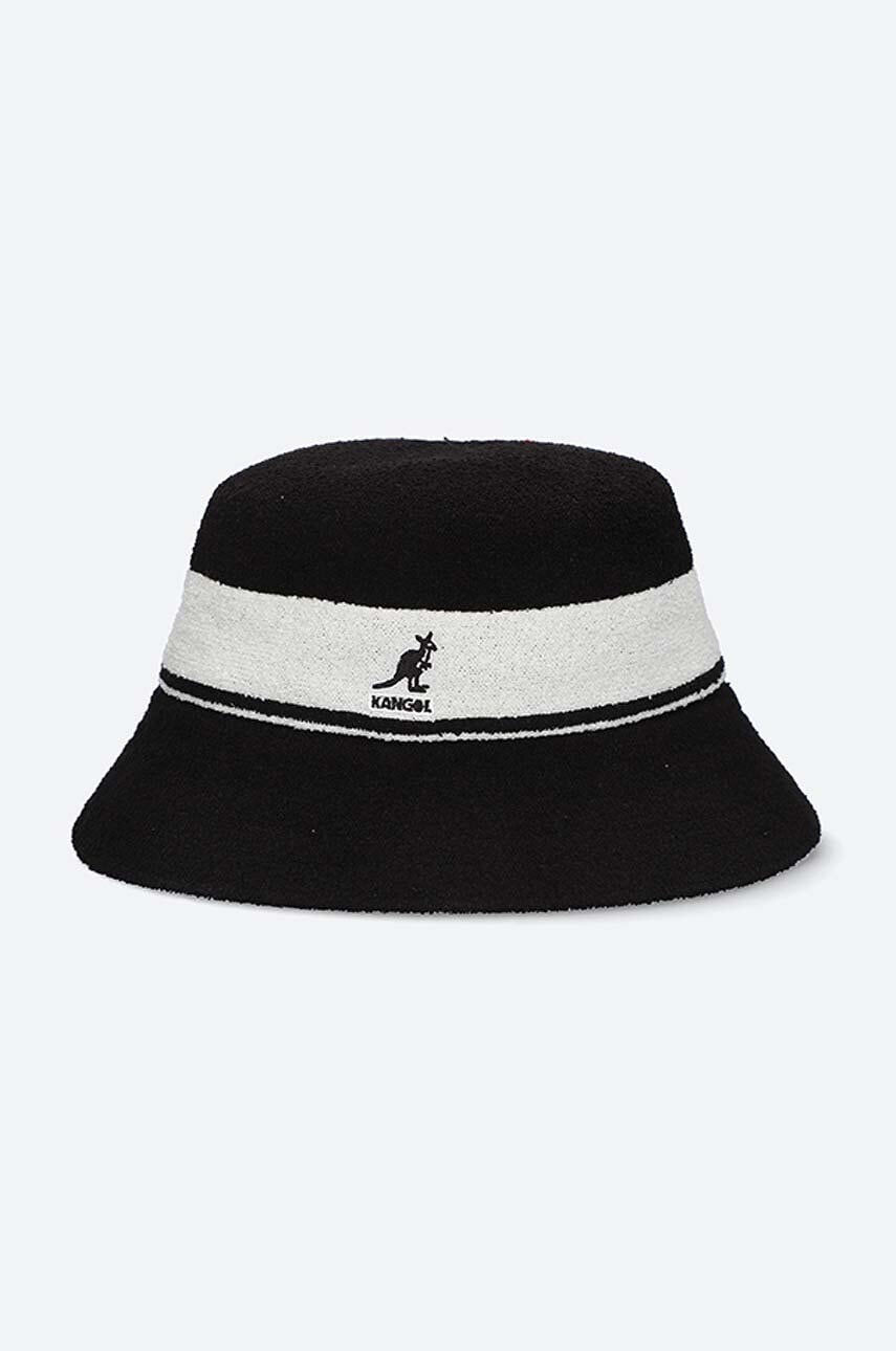 Klobúk Kangol Bermuda Bucket Hat with Striped Band Čierna | K3326ST.BLACK, 0