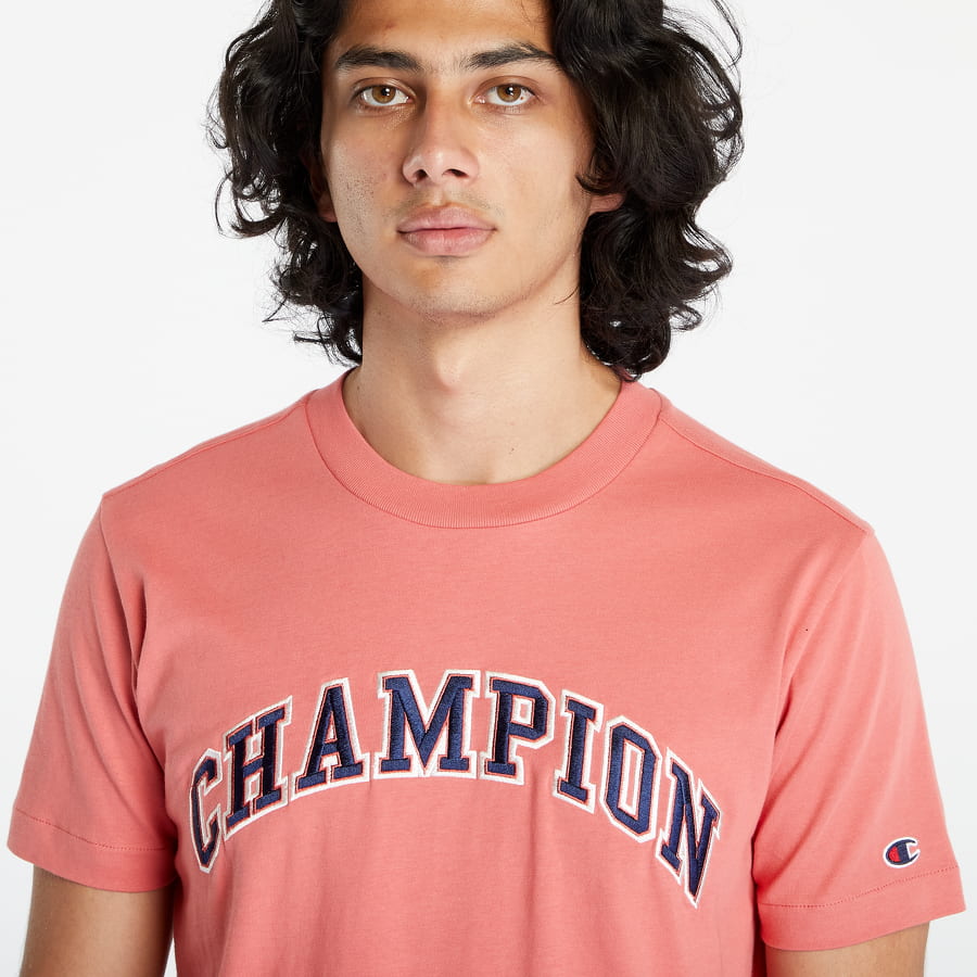 Tričko Champion Crewneck T-Shirt Ružová | 219180 CHA RS050, 1