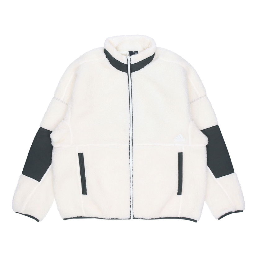 Bunda adidas Originals S2S Boa Stand Collar Lamb's Wool Jacket Biela | ED1922