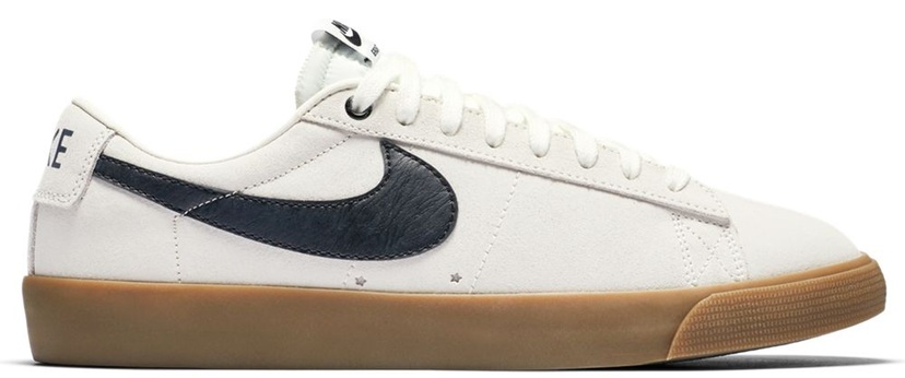 Skateboarding Nike SB Blazer Low GT Ivory Black Gum Biela | 704939-109