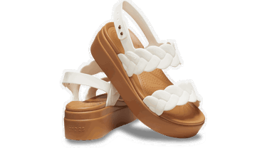 Tenisky a topánky Crocs Brooklyn Woven Low Sandals Biela | 209977-0WV, 1