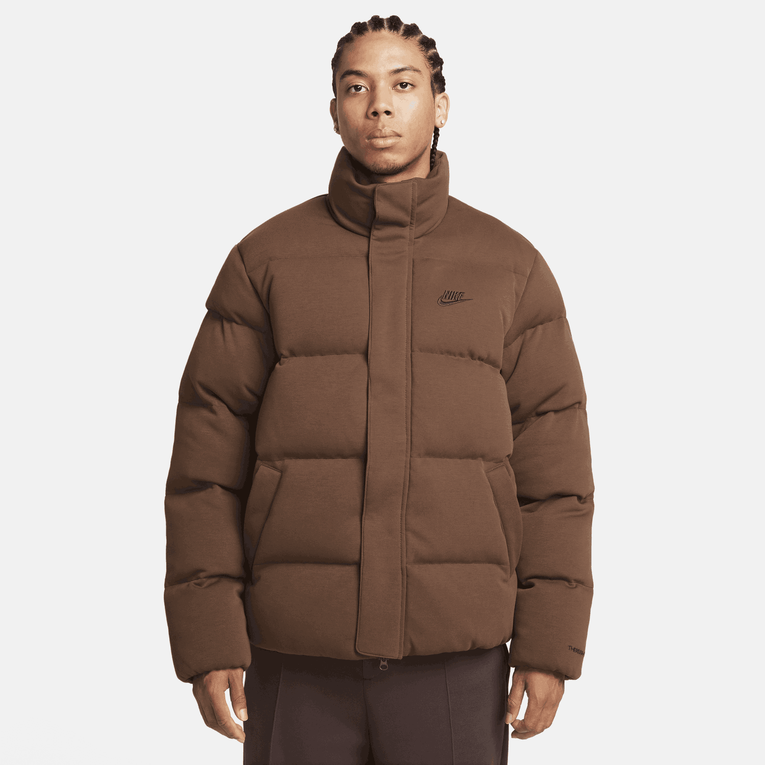 Prešívaná bunda Nike Sportswear Puffer Jacket Hnedá | FB7854-259, 0