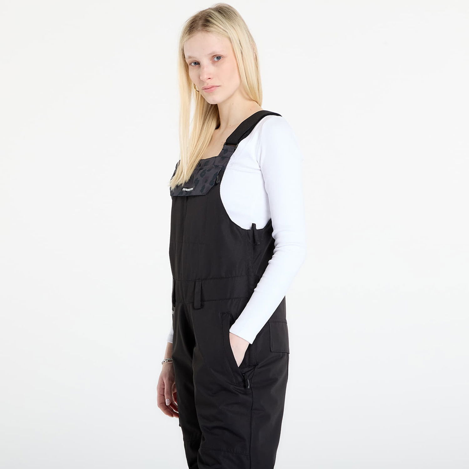 Overal Horsefeathers Tilda Floral Cheetah Bib Pants Čierna | OW234A, 1