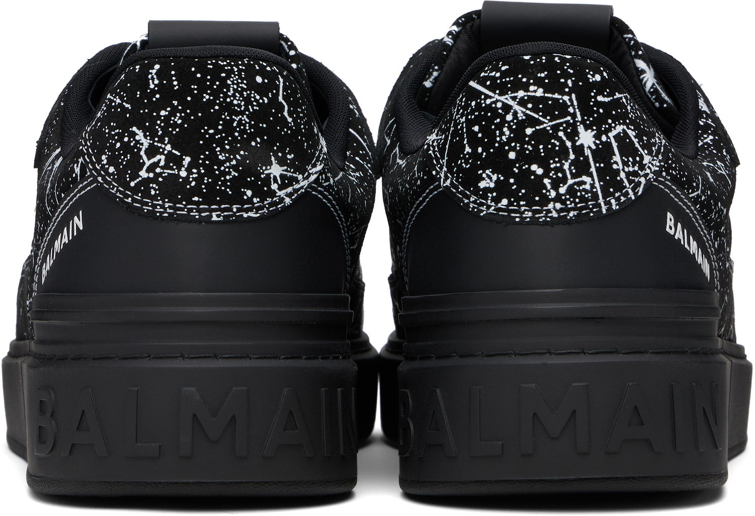 Tenisky a topánky Balmain Balmain B-Court Galaxy Print Čierna | EM0VI372LSVG, 1