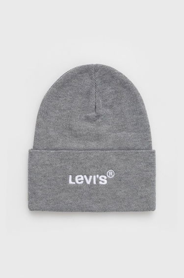 Kulicha Levi's Beanie Šedá | D5548.0005, 0