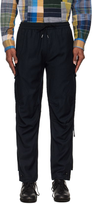 Cargo nohavice Maharishi Maharishi Merino Wool Track Cargo Pants Navy | 6068, 0