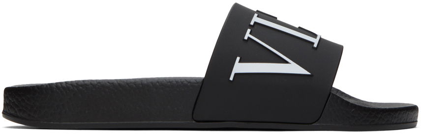 Tenisky a topánky Valentino Garavani Black & White VLTN Slides Čierna | 4Y2S0873SYE, 0