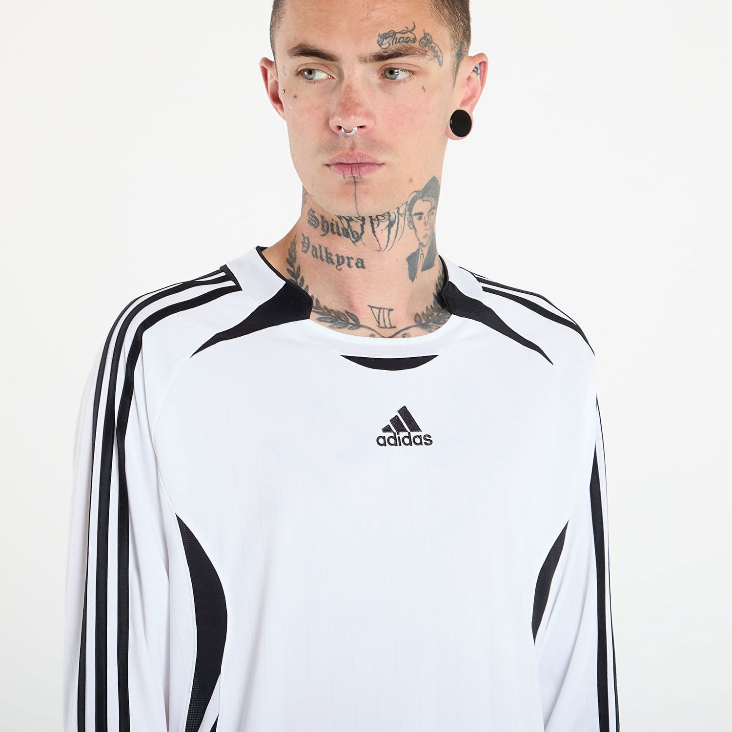Tričko adidas Originals Teamgeist Adicolor Long Sleeve T-Shirt Biela | JY6371, 1