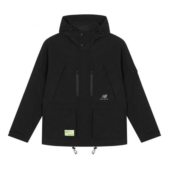 Parka New Balance Multiple Pockets Woven Hooded Jacket Čierna | AMJ21356-BK