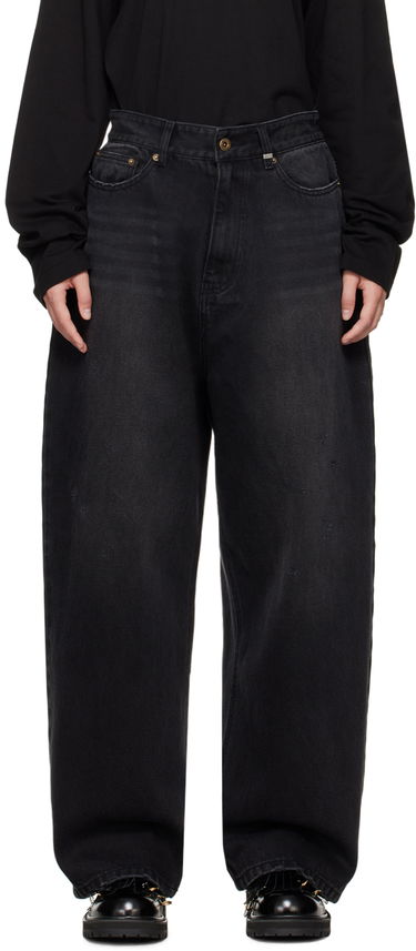 Džínsy We11done We11done Washed Loose-Fit Jeans Čierna | WD-DP2-24-349-W-BK, 0