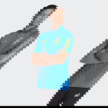 Polo tričko adidas Performance Sweden Tiro 23 Modrá | HD8984, 1