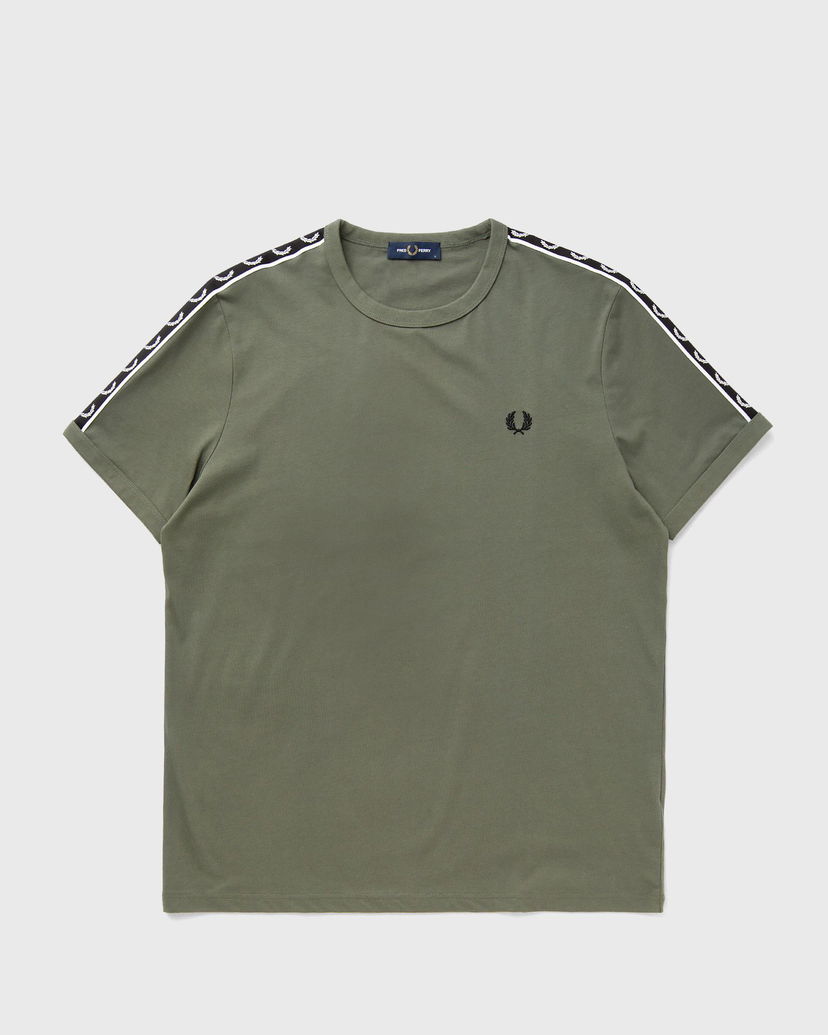 Tričko Fred Perry Contrast Taping T-Shirt Zelené | M4613-Z50