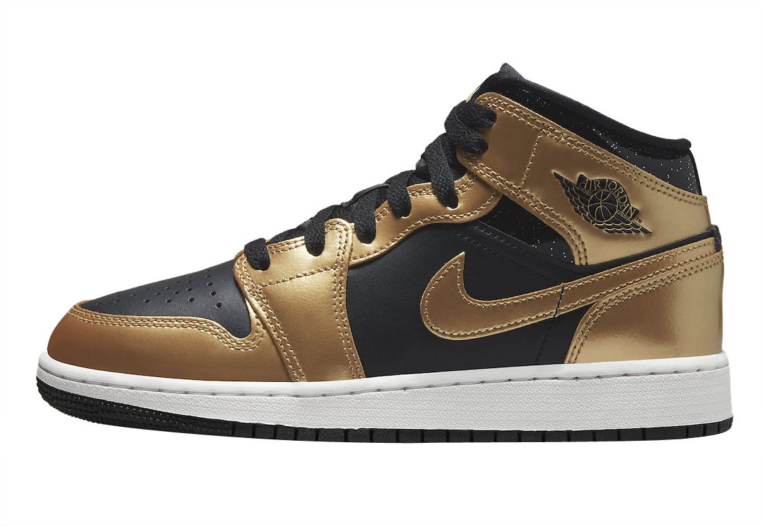 Air Jordan 1 Mid “Metallic Gold” GS