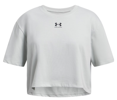 Crop Top Under Armour Under Armour Rival Short Sleeve T-Shirt Biela | 1389755-377, 0