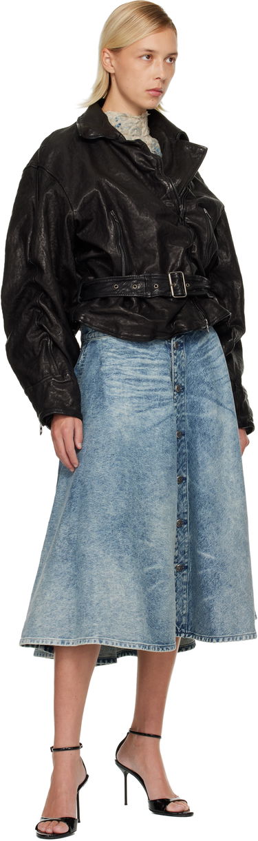 Bomber bunda Diesel L-Oys Leather Bomber Jacket Čierna | A20741 0SLCW, 3