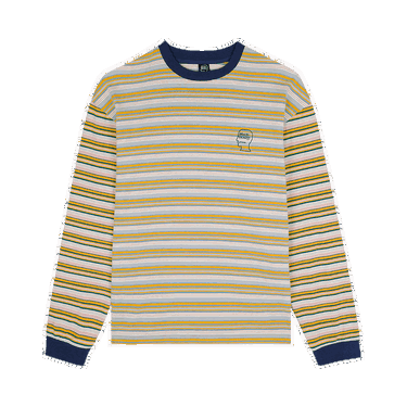 Tričko Brain Dead Nineties Blocked Striped Long-Sleeve Tee Béžová | BDP22T01002264NY01, 0