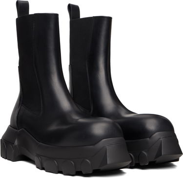 Tenisky a topánky Rick Owens Rick Owens Concordians Beatle Bozo Tractor Chelsea Boots Čierna | RU02E1881 LGE, 3