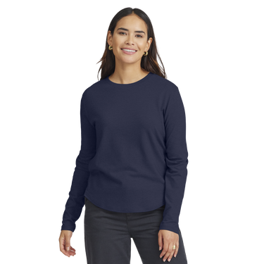 Tričko Allbirds Merino Wool Long Sleeve T-Shirt, Size XS Navy | A12115W, 0