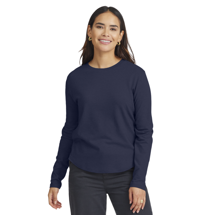 Tričko Allbirds Merino Wool Long Sleeve T-Shirt, Size XS Navy | A12115W