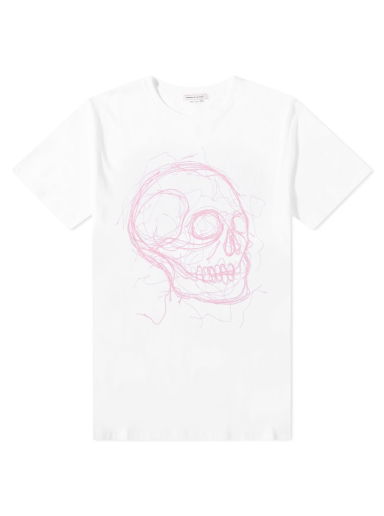 Tričko Alexander McQueen Oversized Skull Tee Biela | 735266QUZ43-0900