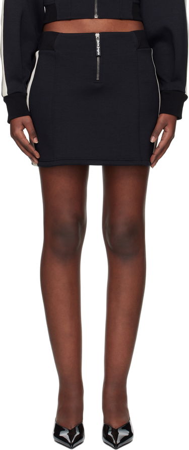 Sukňa Palm Angels Palm Angels Neoprene Track Miniskirt Čierna | PWCC086S25FAB0011003, 0