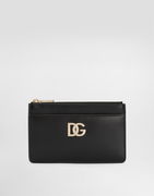 Calfskin Card Holder With Dg Logo