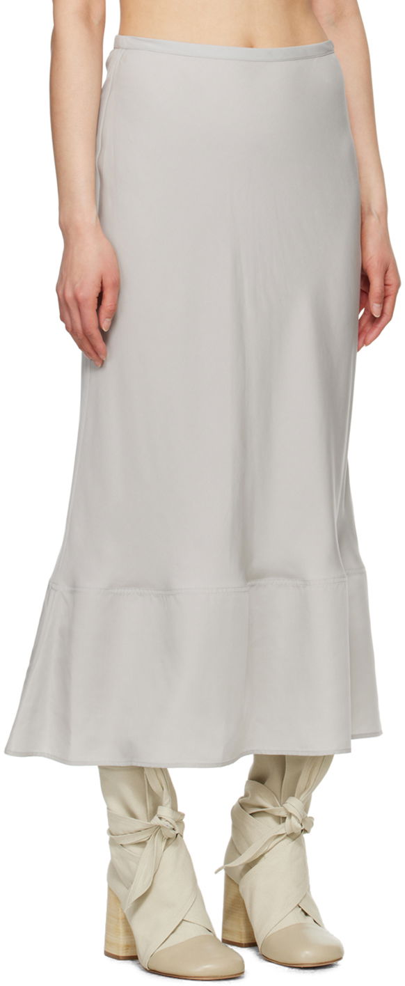 Sukňa LEMAIRE Lemaire Bias-Cut Maxi Skirt Šedá | SK1023 LF1126, 1