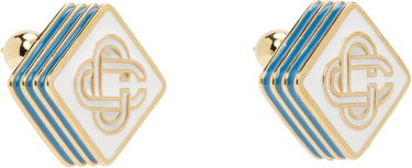 Náušnice Casablanca Casablanca Monogram Logo Stud Earrings Biela | AS25-JW-266-01, 1