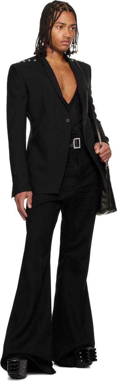 Nohavice Rick Owens Concordians Bolan Flared Trousers Čierna | RR02E1335 WD, 4