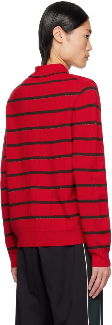 Sveter Paul Smith Paul Smith Commission Edition Striped Polo Shirt Červená | M1R-304Y-L02196-25, 2