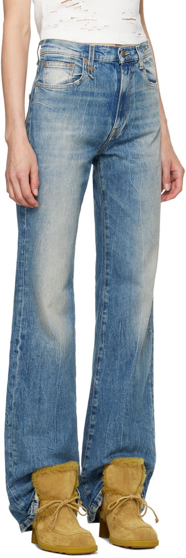 Džínsy R13 R13 Jane Wide Leg Jeans Modrá | R13W7020 D081A, 1