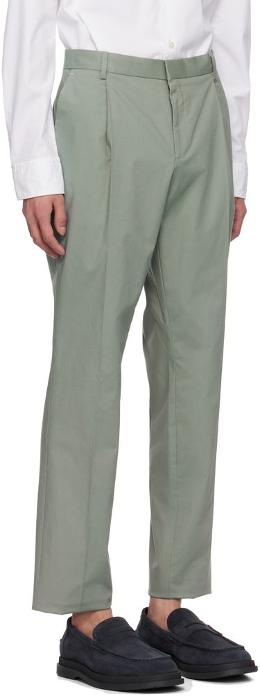 Nohavice BOSS Hugo Pleated Trousers Zelené | 50532994, 1