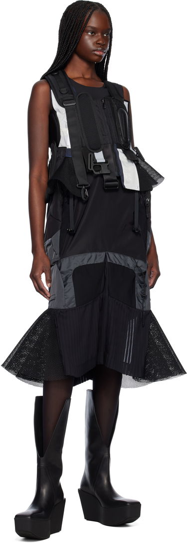 Vesta Junya Watanabe Junya Watanabe Komine Protector Paneled Vest Čierna | JO-V002-S25, 3