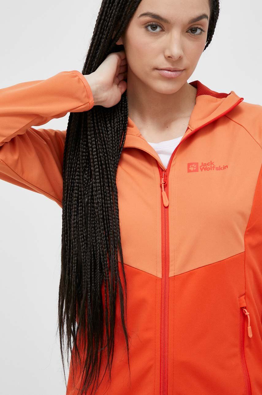Vetrovka Jack Wolfskin Go Hike Softshell Oranžová | 1306862, 0