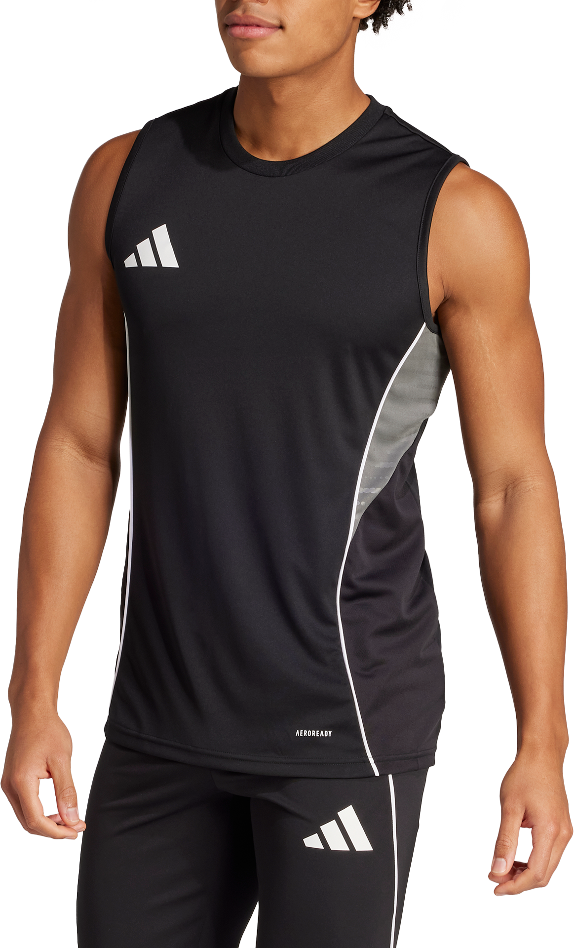 Tielko adidas Originals Adidas Tiro 25 Sleeveless Jersey Čierna | jj1521, 0