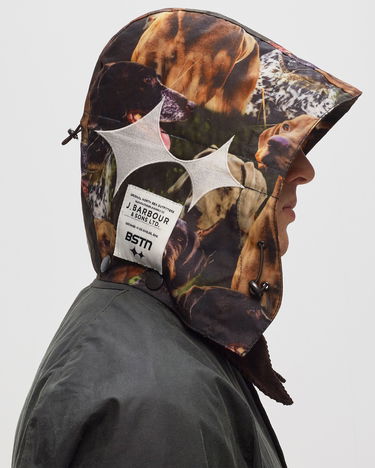 Čiapky a klobúky Barbour BSTN x Brand Prtd Hood Hnedá | 840190812263, 2