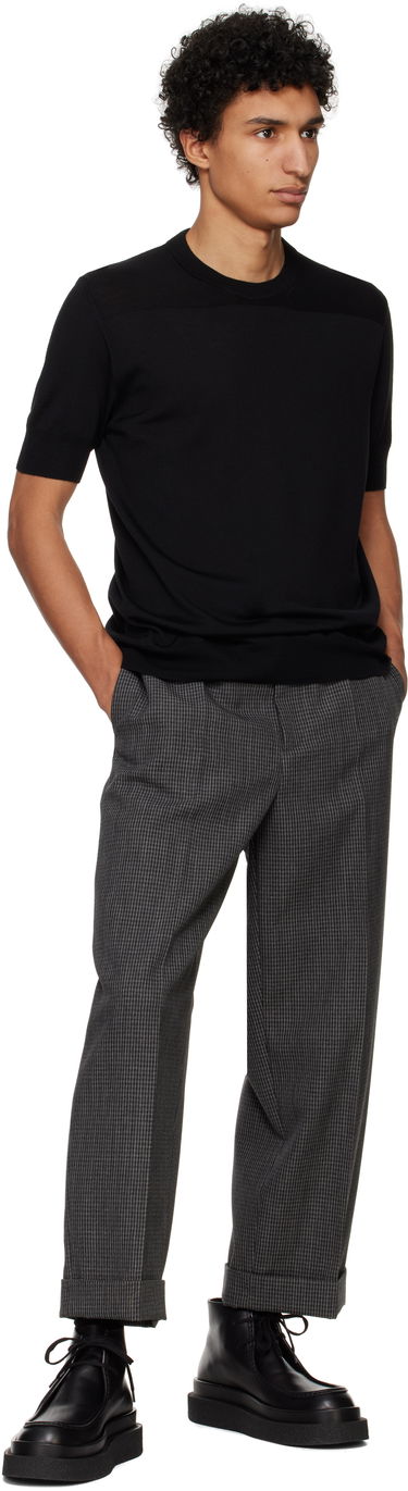 Tričko Jil Sander Jil Sander Virgin Wool T-Shirt Čierna | J22GC0104_J14610, 3