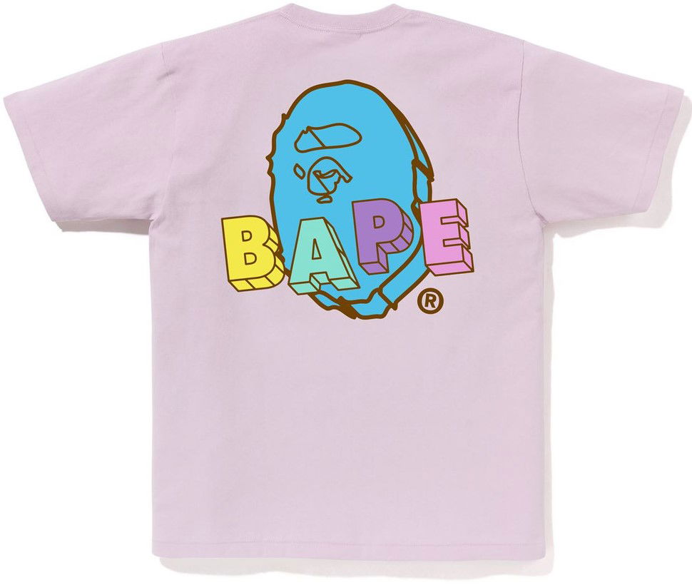 Tričko BAPE A Bathing Ape Popsicle Graphic T-Shirt Size L Fialová | 001TEJ301069M-PRP, 1
