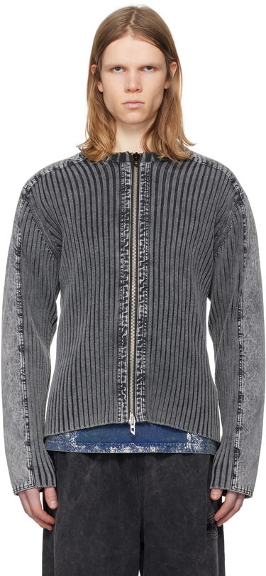 Sveter Diesel Diesel K-Matty Zip-Up Jacket Šedá | A17464-0QMAN-900, 0