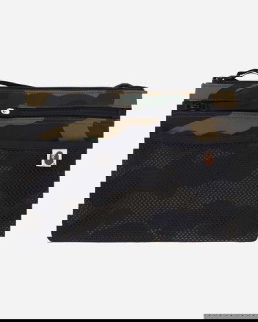 Taška cez rameno BAPE A BATHING APE 1St Camo Cordura Sacoche Green 1L Zelené | 001SGK301001M GRN, 4