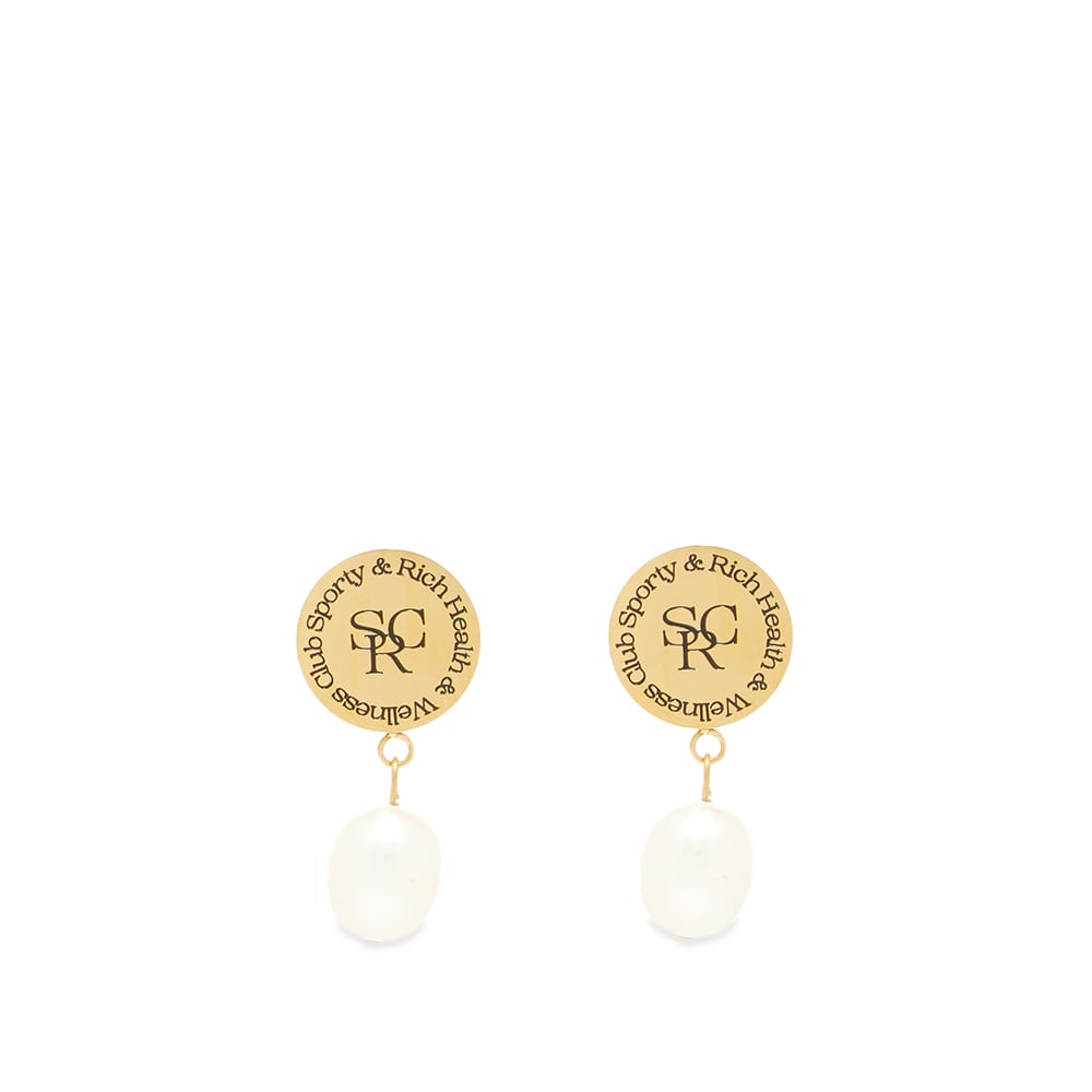 Náušnice Sporty & Rich SRHWC Pearl & Bead Earrings Metalická | AC461-PE, 0