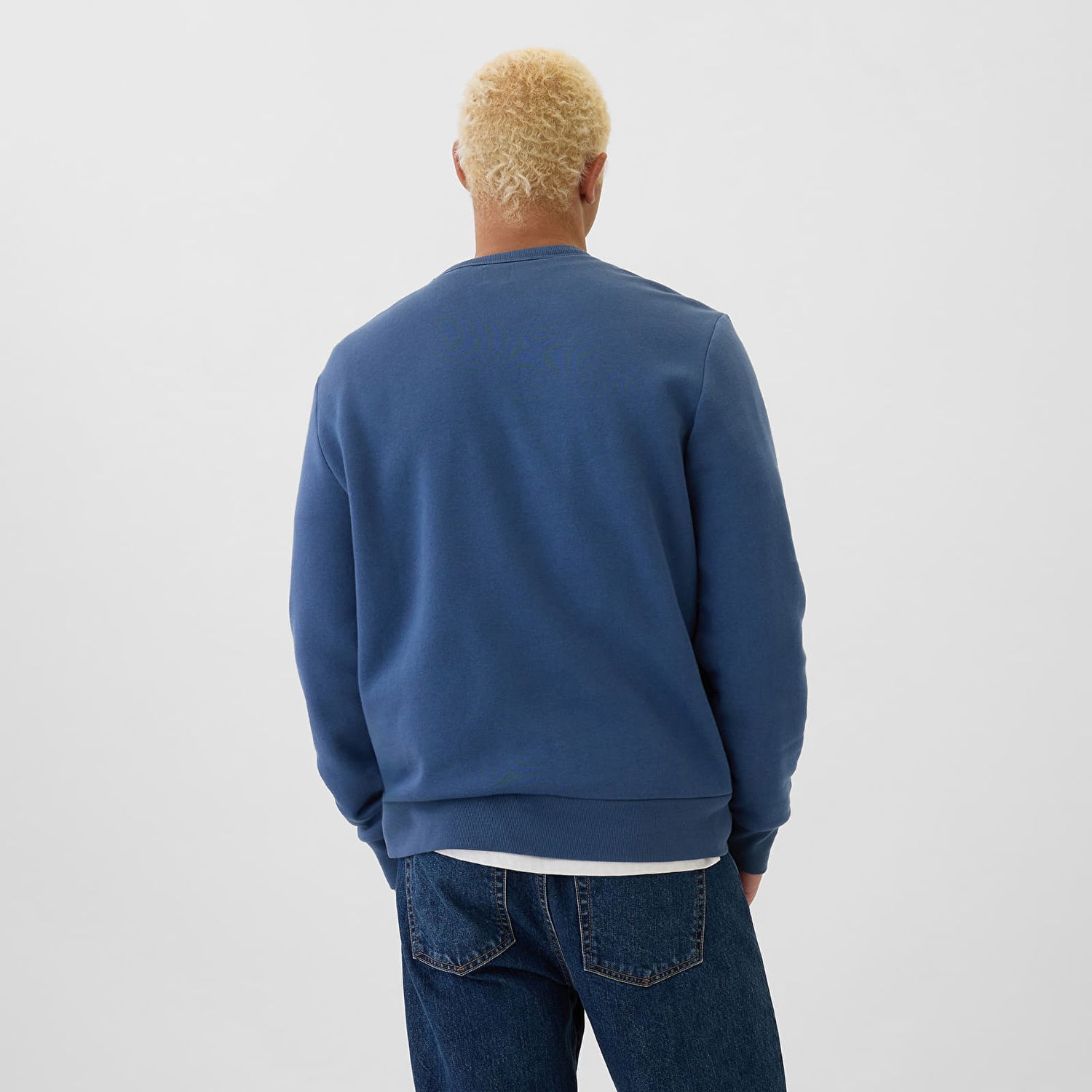 Mikina GAP Sweatshirt Fleece Sweatshirt Blue Shade XS Navy | 542214-03, 1